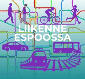 Julkinen liikenne Espoo pyöräily kävelyreitit