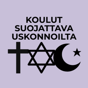 Uskonnon opetus koulussa poistettava, uskonnon vapaus laki Adlercreutz